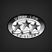 3 Stars Ultra-Low emission California decal (Outboards) for 8, 9.9 & 15 hp