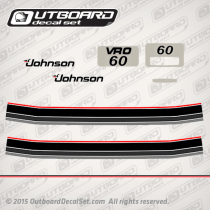 1985 Johnson 60 hp VRO decal set 0393876, 0330480, 0330998, 0394948