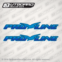 Pro-Line logo Fading color Blue decal set
