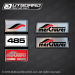 1978-1982 Mercury MerCruiser 485 hp Pre Alpha Decal Set 91969