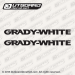 Grady-White lettering Decal Set  