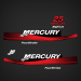 1999-2004 MERCURY 25 Hp FourStroke decal set 854693A00