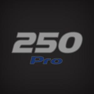 2014 Mercury "250 Pro" Top Decal Set 8M0051735 Blue