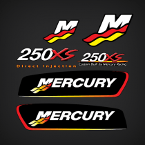 2001-2006 Mercury Racing Alien HNRB 250XS direct injection Custom decal set