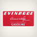 1953-1957 Evinrude Cruis-a-Day Junior Gasoline Fuel Tank decal set printed