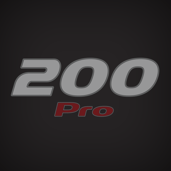 2014 Mercury "200 Pro" Top Domed Decal Set 8M0088739
