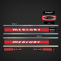 1969 Mercury 650 - 65 hp decal set