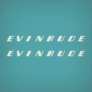 1948-1951 Evinrude 1.5 hp decal set
