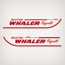 Boston Whaler Squall Sailboat Decal Set  