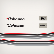 1984 Johnson 90 hp VRO decal set 0393973, 0329098, 0330233 