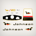 1966 Johnson 20 hp decal set 0380675