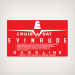 1958 Evinrude Cruis A Day 4 U.S. GALLONS SMALL Gasoline Fuel Tank decal