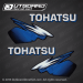 2007-2015 Tohatsu TLDI Blue Shades Decal set