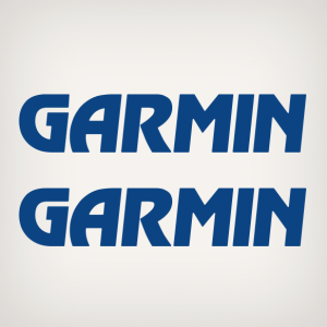 GARMIN BOATS LOGO DECAL SET