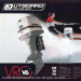 1984 Johnson 235 hp VRO V6 decal set 0393974, 0393703