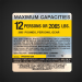 MASTERCRAFT BOAT COMPANY - PROSTART 209 BOAT CAPACITY DECAL