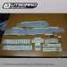 1996-1997 Evinrude 125 hp Commercial decal set 0284876, 0284749