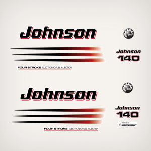2003 2004 2005 2006 johnson 115 hp four stroke efi white models decal set