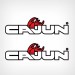 Cajun Boat Decals Set