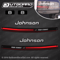 1996 Johnson 8 hp decal set 0449511