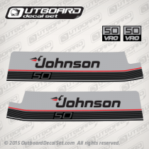 1987 1988 Johnson outboard 50 hp decal set