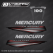 2014-2017 Mercury 100 hp Fourstroke decal set