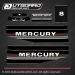 1986 MERCURY 8 hp Outboard decal set 12836A89