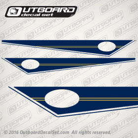 2000 Grady White Oval-Cut decal set