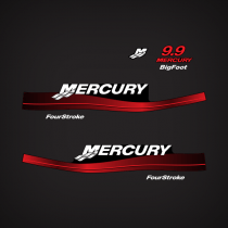 1999-2004 MERCURY 9.9 hp FourStroke decal set 826335A00 - NEW