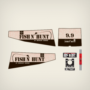 1994 Force 9.9 Hp Fish-N-Hunt Decal Set 826339A94