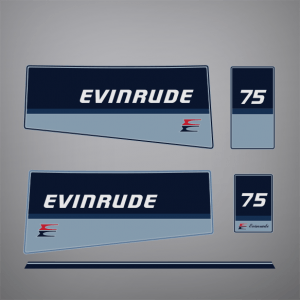1984 Evinrude 75 hp decal set 0282246