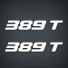 JAVELIN 389 T boat decal set