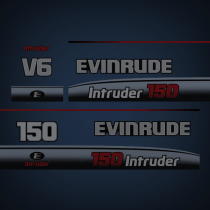 NEW 1995-1997 Evinrude 150 hp Intruder V6 decal set  0284879, 0212478, 0212481, 0284864, 0284865, 0284866