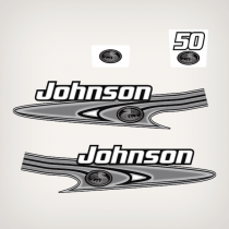 2001 Johnson 50 hp decal set 0349036, 0349037, 0348605, 0348651