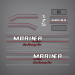 1990-1991 Mariner 175 hp decal set 813037A90