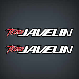 Team Javelin Boat Decal Set 24"