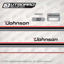 1984 Johnson 50 hp decal set 0393970, 0329133, 0329122, 0393904