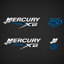 1998-2006 Mercury 250 hp Pro XS limited edition decal set  804801A00