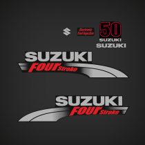 1999-2010 Suzuki 50 Hp Fourstroke Electronic Fuel Injection Decal Set 