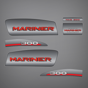 1998-1999 Mariner 300 hp Perfomrmance Mag decal set 849065A1