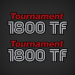 Tournament 1800 TF decal set