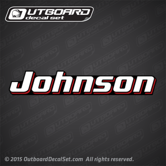 2002-2006 Johnson decal for Graphite models 0350236, 0350241