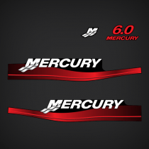 1999-2006 Mercury 6.0 Hp Decal Set 808522A00 