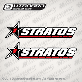 1988-1993 1 Star Stratos decal set