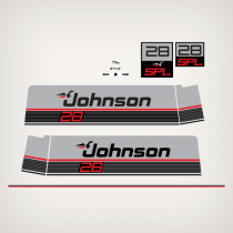 1987 1988 Johnson 28 hp SPL decal set 0398979, 0398783