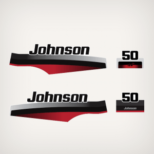 1997 1998 Johnson 50 hp 3 cylinder decal set 0438460 