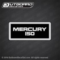 1994-1995 Mercury 150 hp front decal 