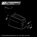 1989 Evinrude tracker 70 hp decal set Pro Series Red