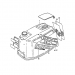 1985-1987 Suzuki 55 Hp Oil Injection  engine cover 61402-94820-02M, 61402-94830-02M
