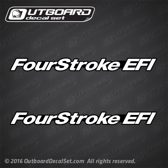 1998-2007 Mercury FourStroke EFI decal set 859269-7